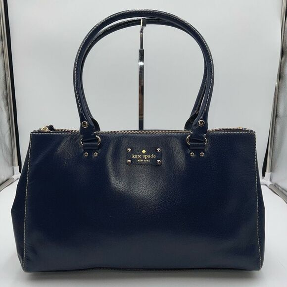 kate spade Handbags - Kate Spade Navy Blue New York Tote Bag